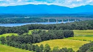 Hudson River and the Catskill Mountains